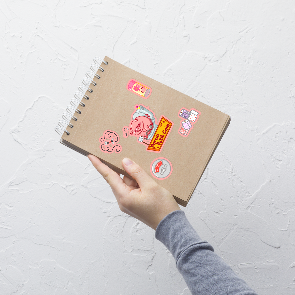 Stickers Porcin Petit Coin