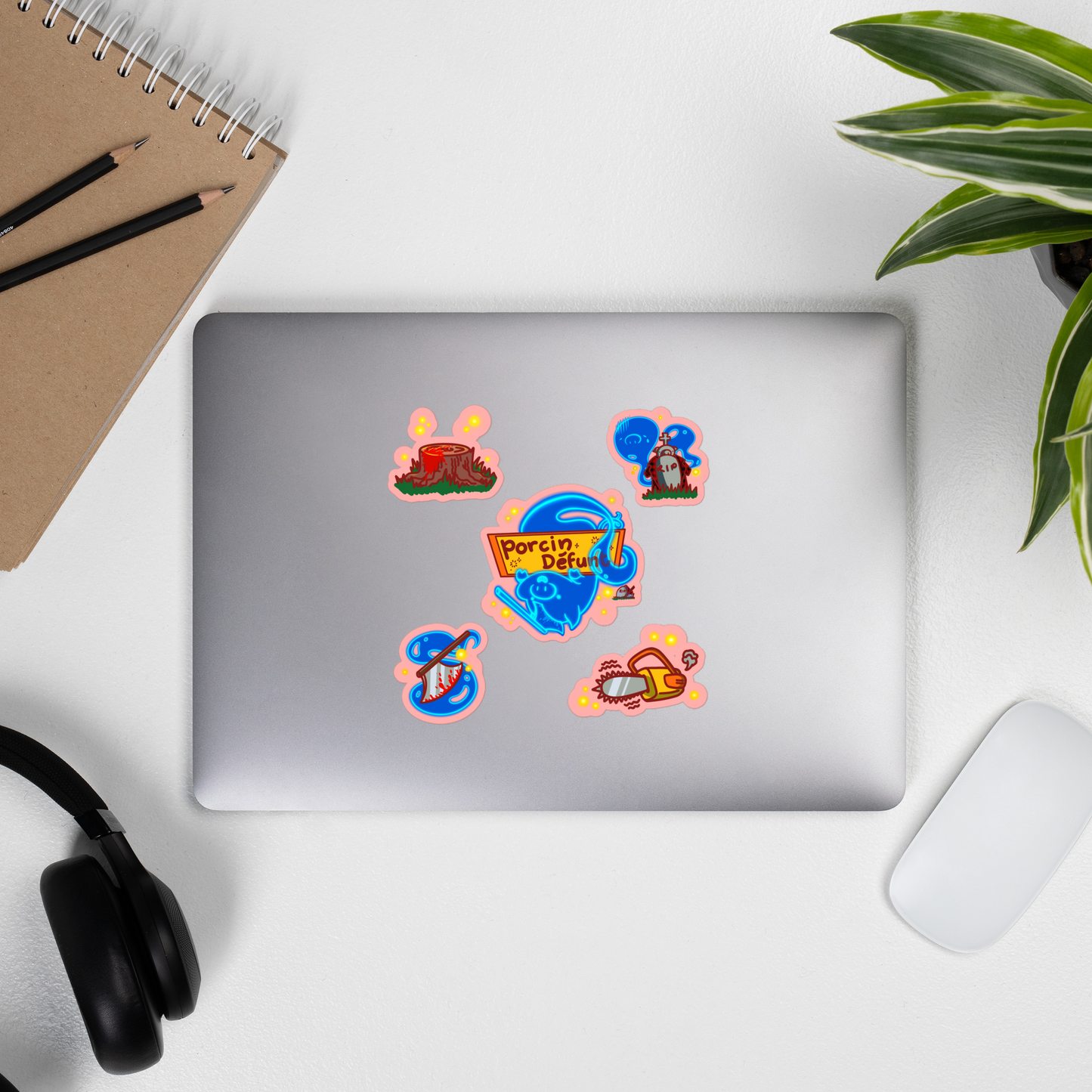 Stickers Porcin Défunt