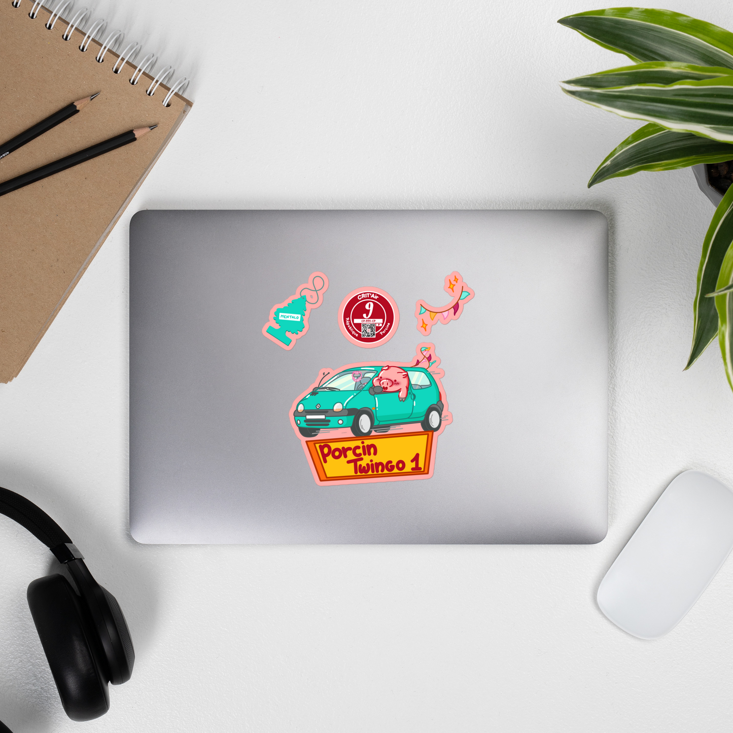Stickers Porcin Twingo 1