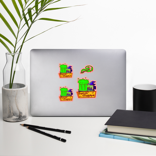 Pack de 5 Stickers Porcin Magique + 3 Bonus !