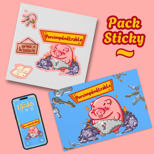 PACK STICKY Porcimpénétrable