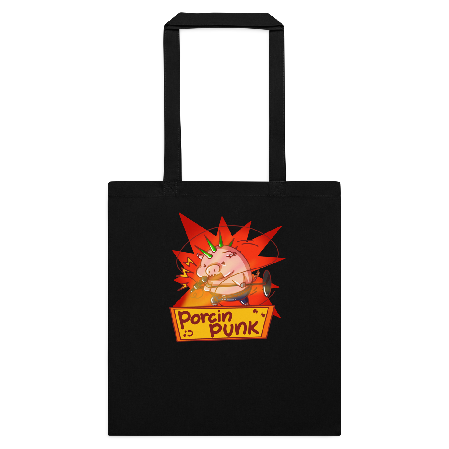 Tote bag Porcin Punk