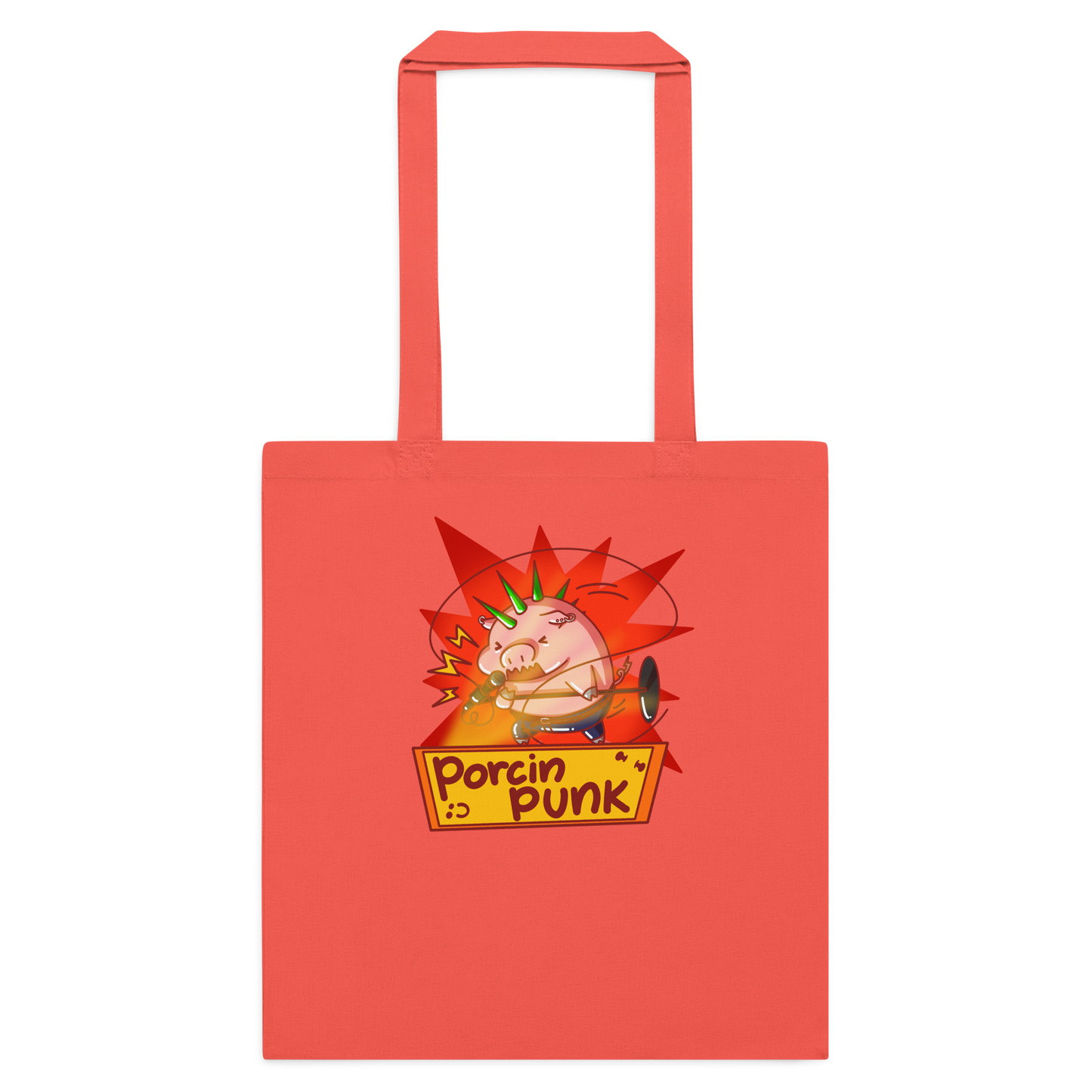 Tote bag Porcin Punk