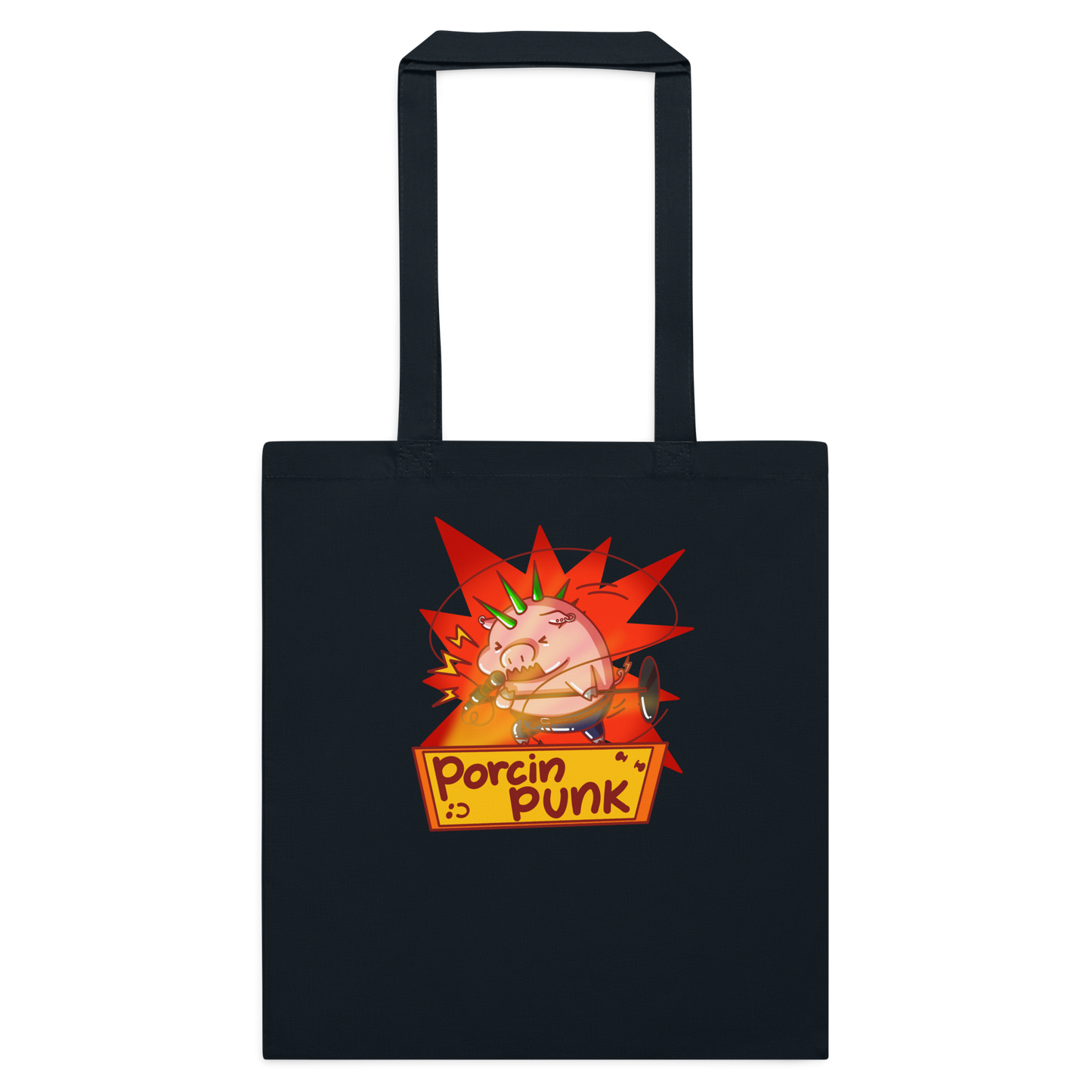 Tote bag Porcin Punk