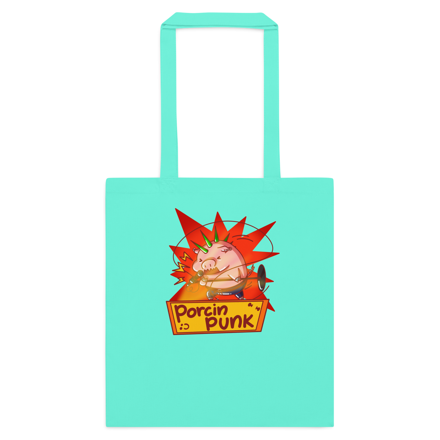 Tote bag Porcin Punk