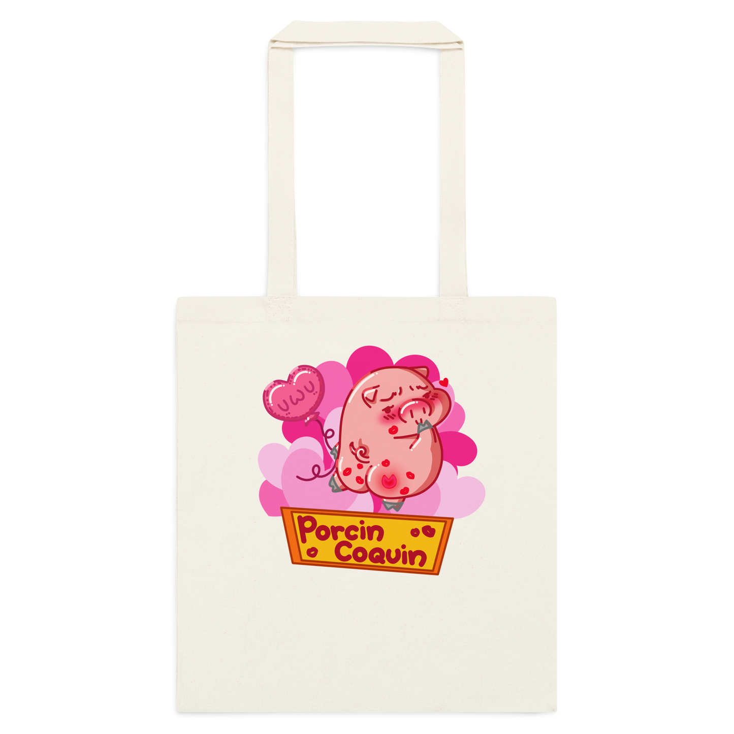 Tote bag Porcin Coquin