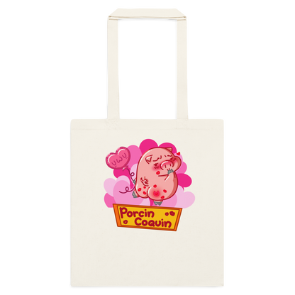 Tote bag Porcin Coquin