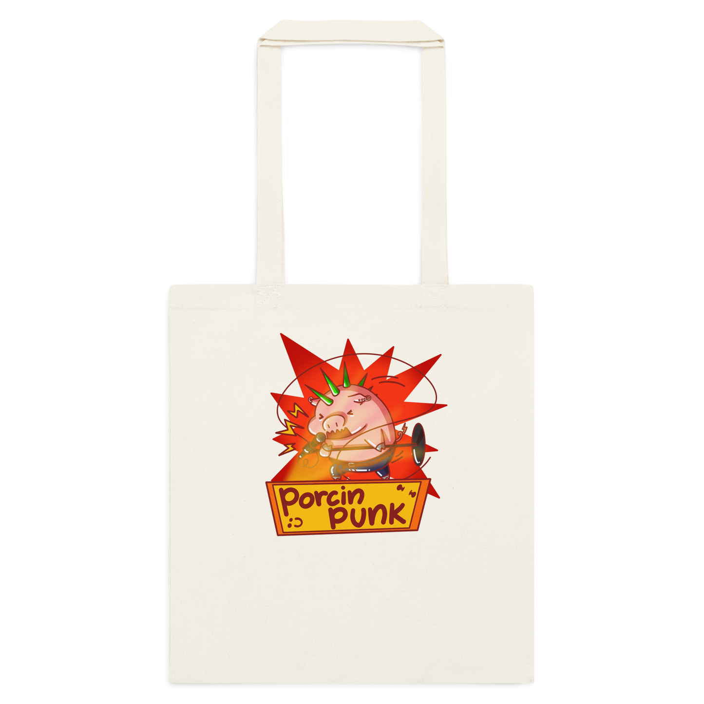 Tote bag Porcin Punk