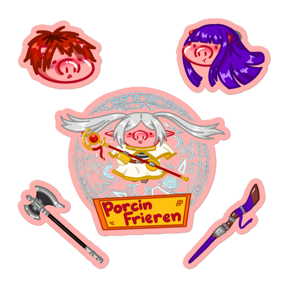Stickers Porcin Frieren