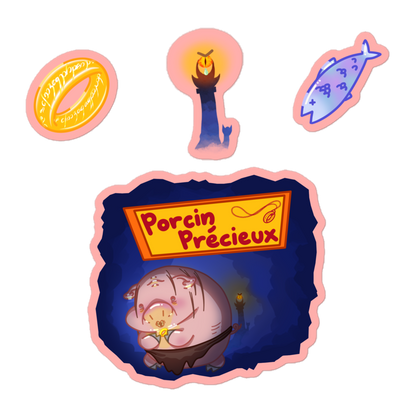 Stickers Porcin précieux