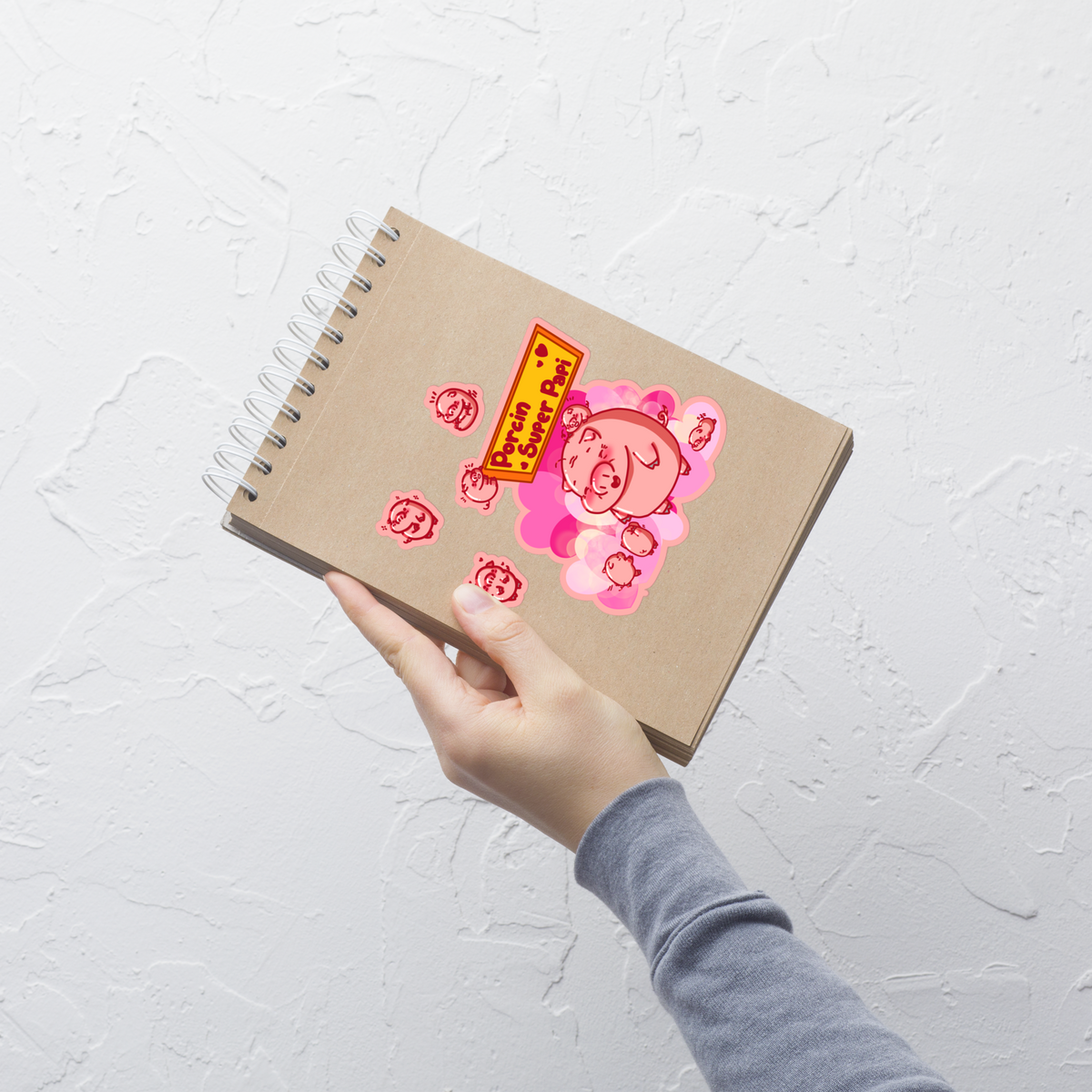Stickers Porcin Super Papi