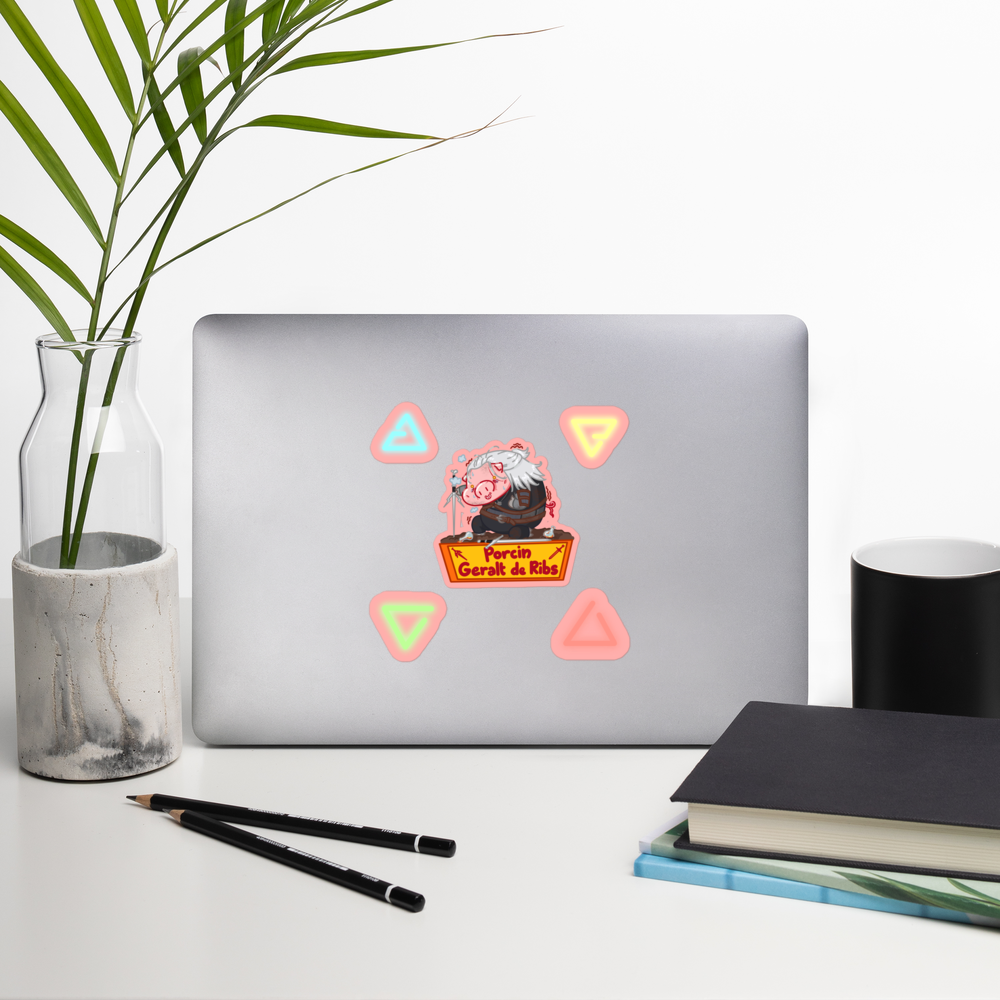Stickers Porcin Geralt de Ribs