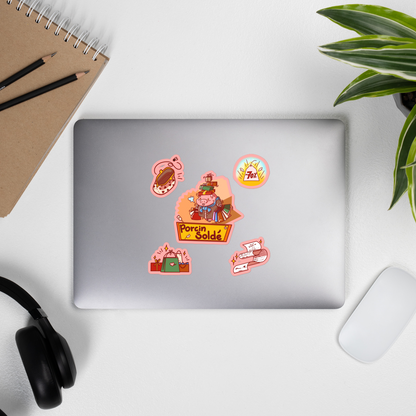 Stickers Porcin Soldé