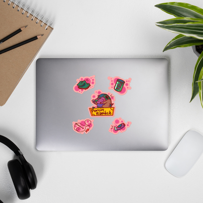 Stickers Porcin Rapiécé