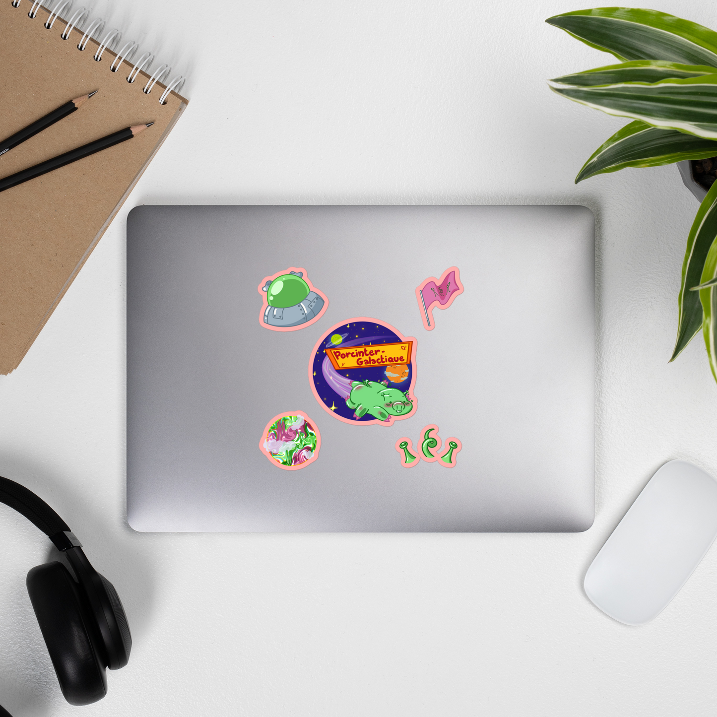 Stickers Porcintergalactique
